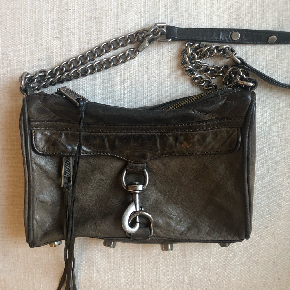 Rebecca Minkoff Mini MAC Bag in Dark Grey
